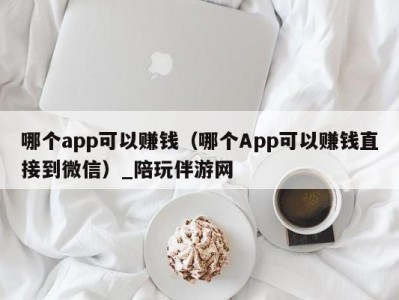 哪个app可以赚钱（哪个App可以赚钱直接到微信）_陪玩伴游网